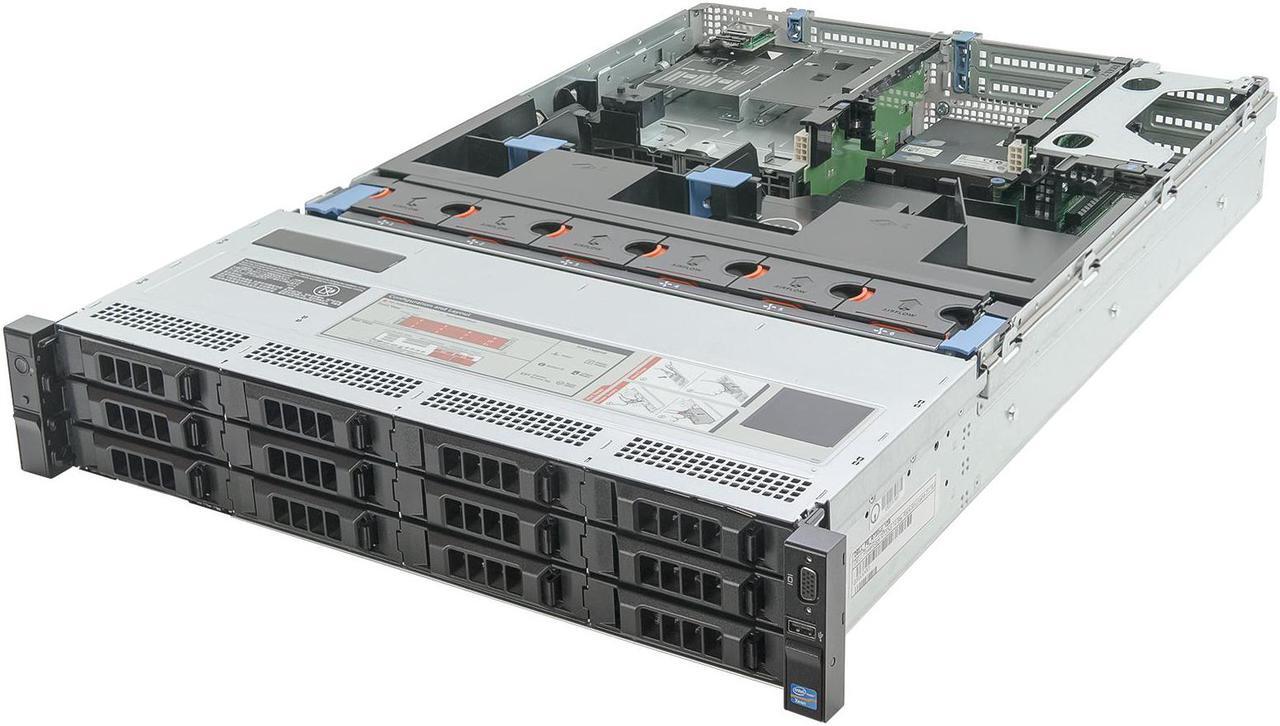 Main image of DELL PowerEdge R720 Server 2x 2.00Ghz E5-2620 6C 32GB  Economy