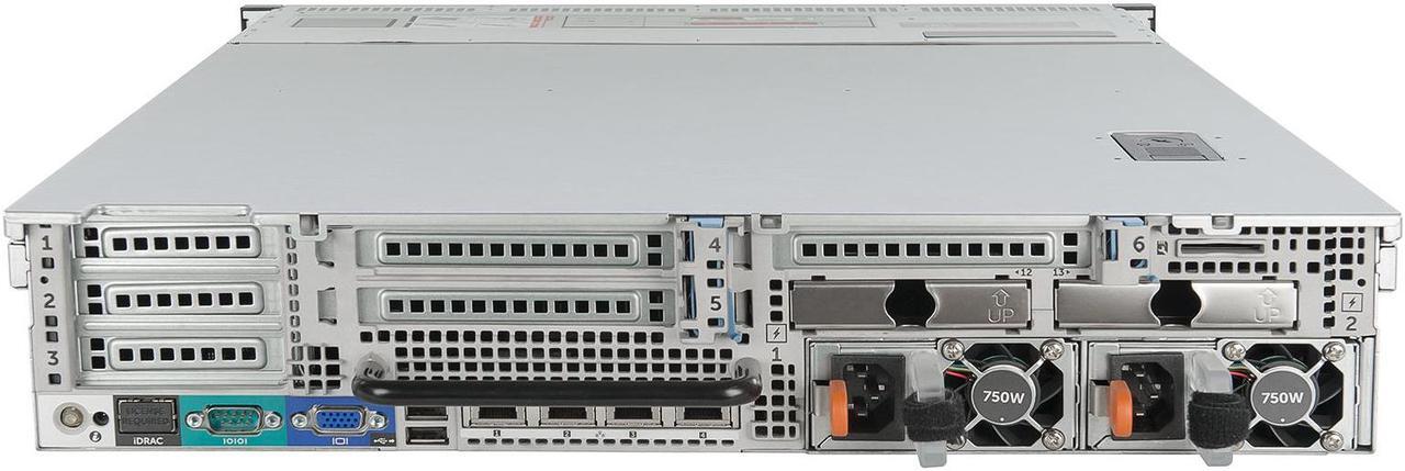 Alt view image 4 of 10 - Dell PowerEdge R720xd Server 2x E5-2620v2 2.10Ghz 12-Core 128GB 3x 2TB H710P
