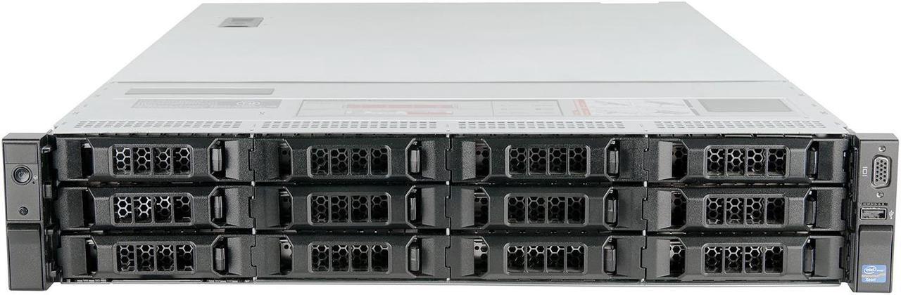 Alt view image 3 of 10 - Dell PowerEdge R720xd Server 2x E5-2620v2 2.10Ghz 12-Core 128GB 3x 2TB H710P