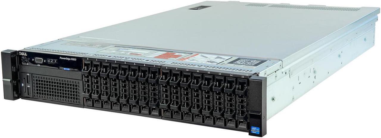Alt view image 2 of 5 - Dell PowerEdge R820 Server 4x E5-4650v2 2.40Ghz 40-Core 128GB 8x 900GB H710