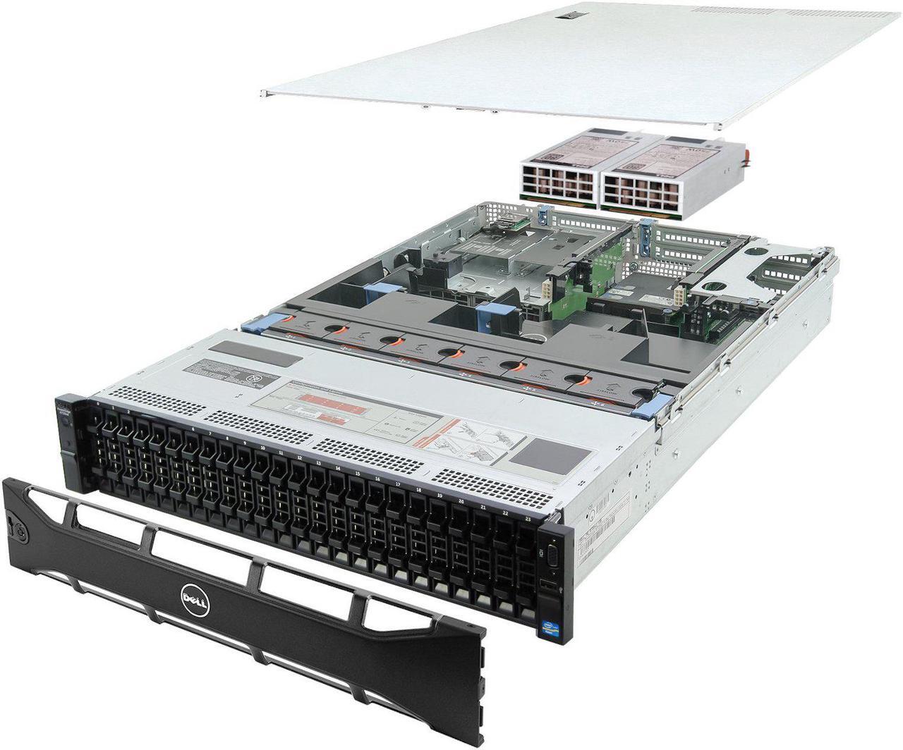 Main image of Dell PowerEdge R720xd Server 2x E5-2670 2.60Ghz 16-Core 128GB 12x 1TB H310