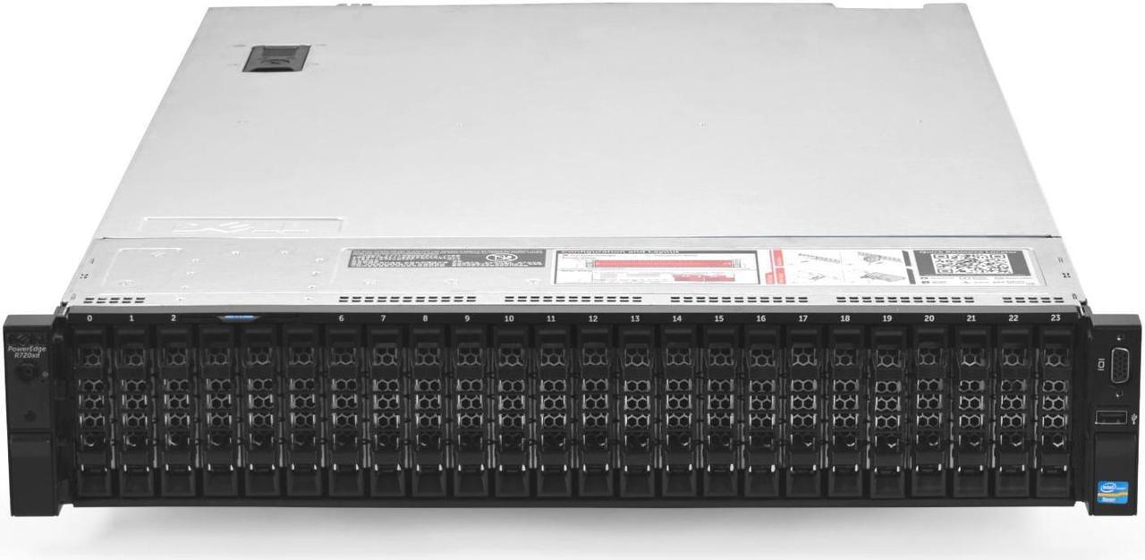Alt view image 3 of 5 - Dell PowerEdge R720xd Server 2x E5-2670 2.60Ghz 16-Core 128GB 12x 1TB H310