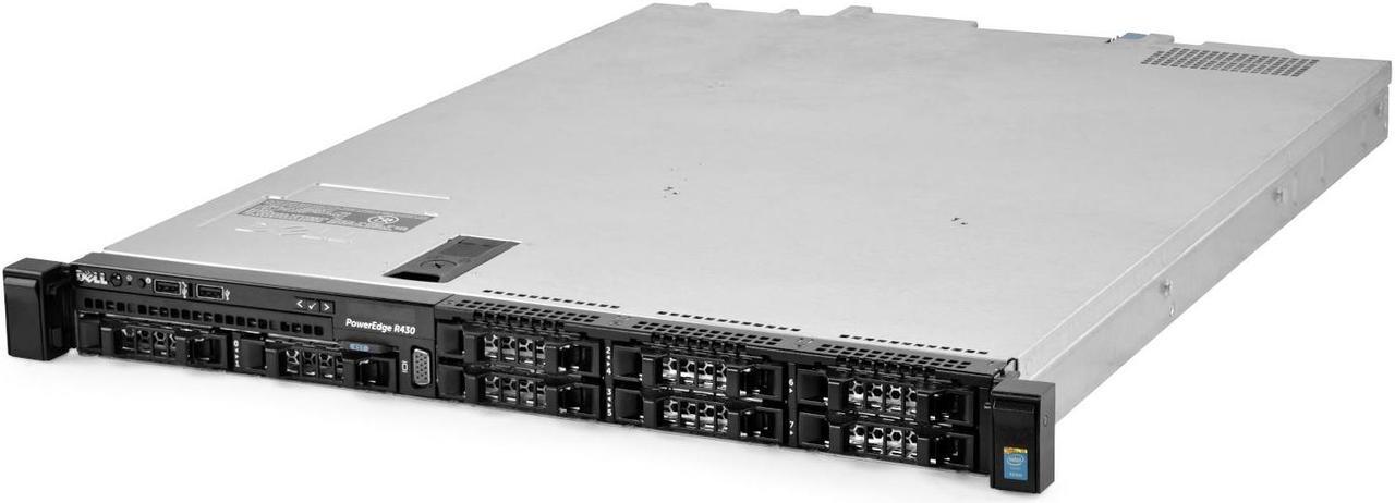 Alt view image 2 of 5 - Dell PowerEdge R430 Server 2x E5-2630v3 2.40Ghz 16-Core 64GB 8x 512GB SSD H730