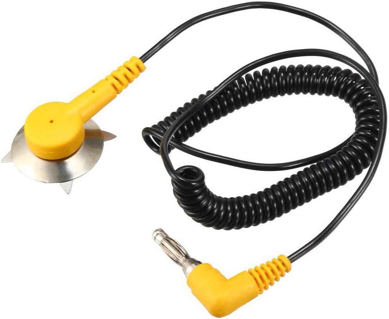 Banana Plug ESD Anti Static Mat Grounding Cord Ground Strap 2M