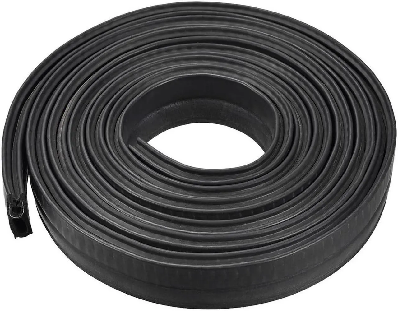 Main image of Trim Seal with Top Bulb, EPDM Rubber Seal Channel Edge Protector Sheet, Fits 1-3mm Edge 3Meters/9.84Ft Length, 1.02inch Height
