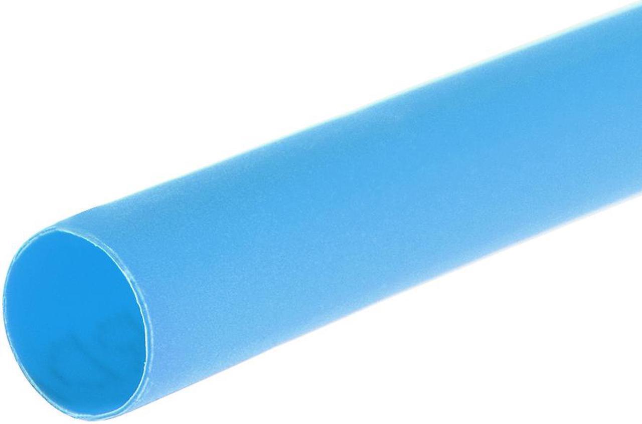 Heat Shink Tubing, 3/16"(5mm) Dia 8.55mm Flat Width 2:1 Ratio Shrinkable Tube Cable Sleeve 10ft - Blue