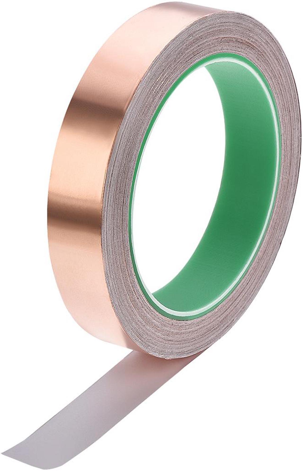 20mm Copper Foil Tape Shielding Tape for EMI EMF and RFI Shielding Conductive Adhesive Tape 20m/65.6ft