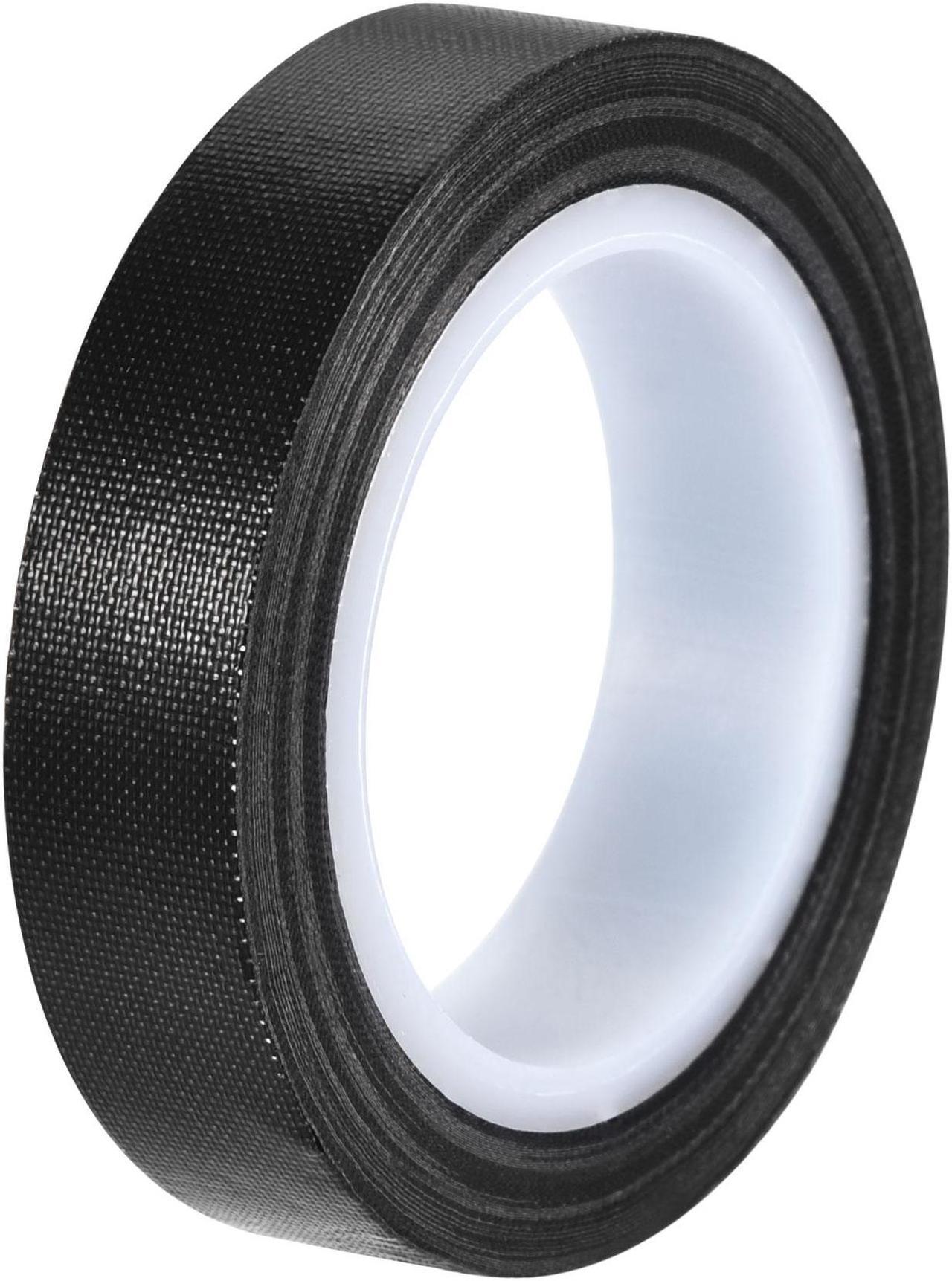 Heat Resistant Tape High Temperature Heat Transfer Tape PTFE Film Adhesive Tape 13mm Width 10m 33ft Length Black