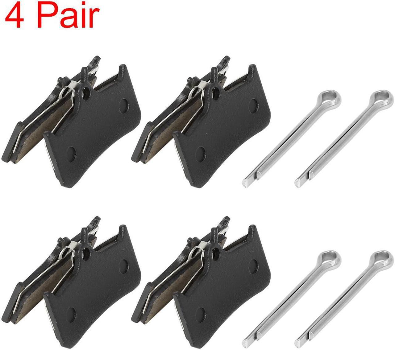 4 Pair Semi Metal Bike Bicycle Resin Disc Brake Pads with 4 Split Pin for Hope Tech for Mono M4