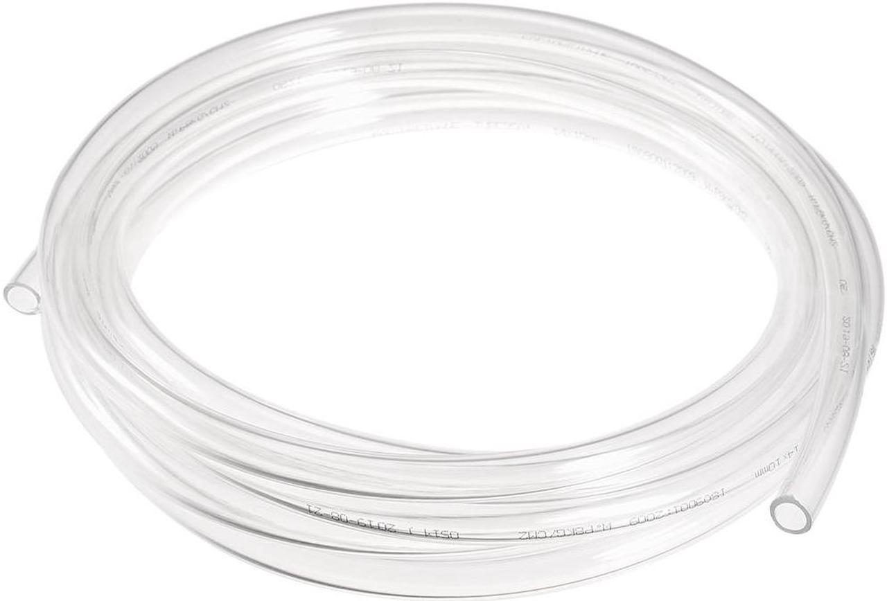 Pneumatic Air Tubing, 14mm OD x 10mm ID 4m(157 Inch) Long PU Polyurethane Air Compressor Clear Tubing Hose Pipe