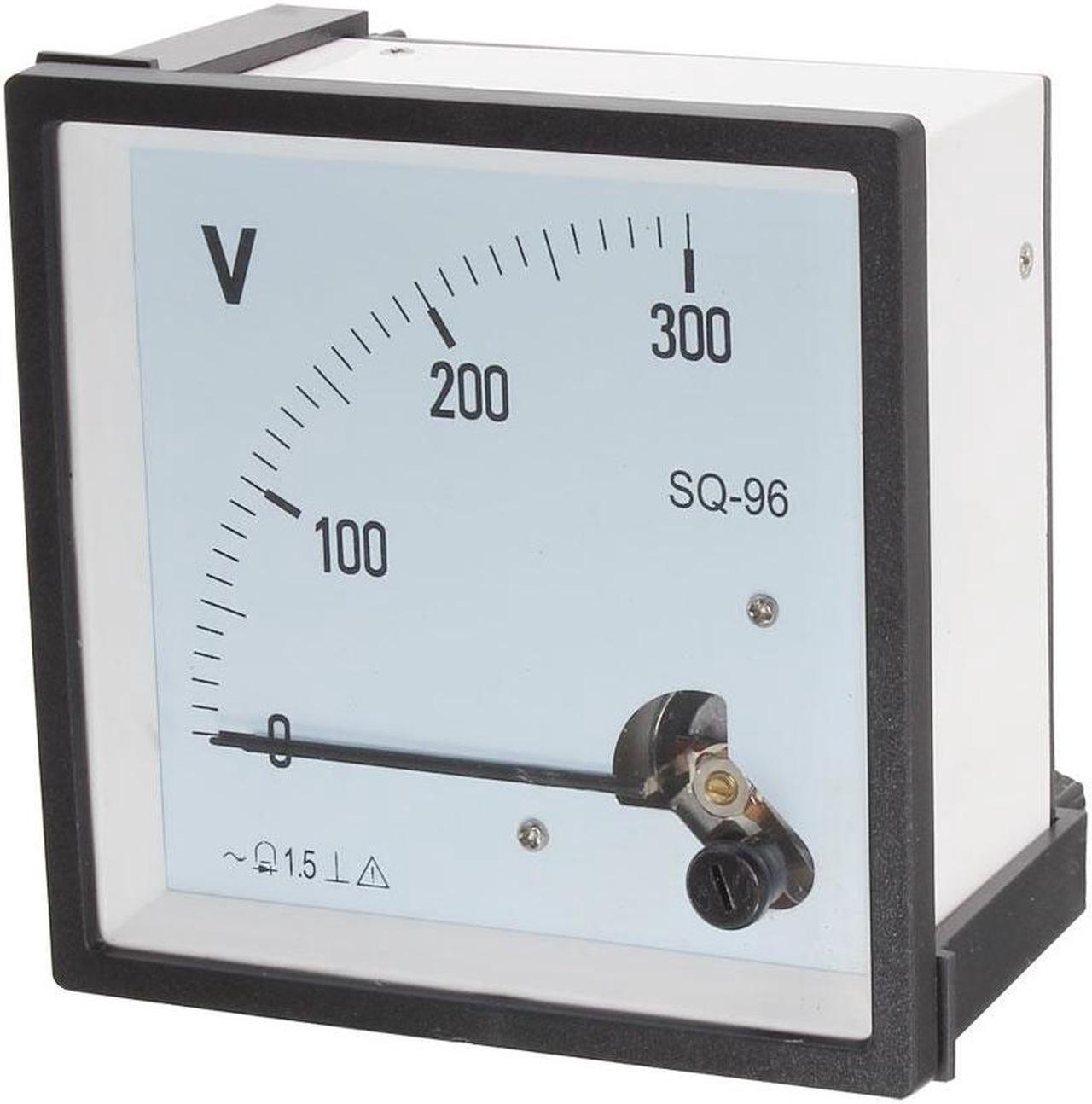 Unique Bargains AC 0-300V Square Panel Analog Voltmeter Voltage Meter Gauge