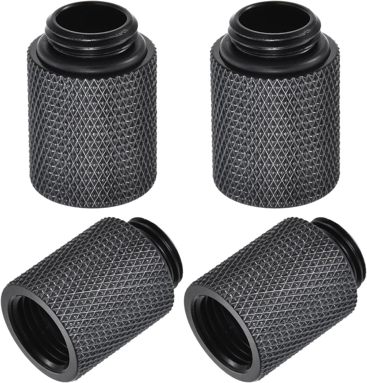 Main image of Male to Female Extender Fitting G1/4 x 20mm for PC Water Cooling System Black 4pcs