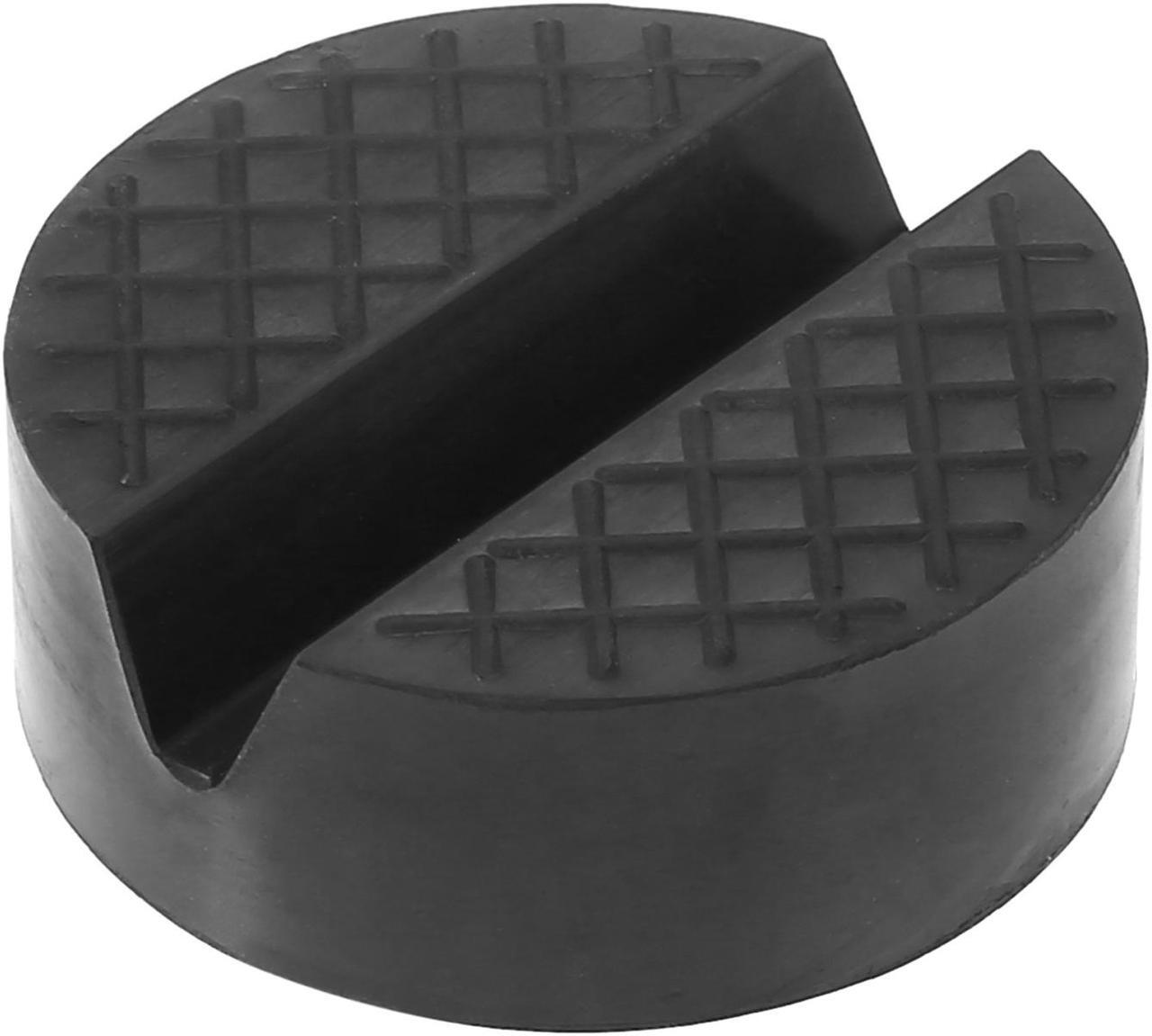 Alt view image 4 of 6 - 2pcs Universal Car Jack Pad Stand Slotted Puck Support Frame Rail Pinch Weld Protector Rubber