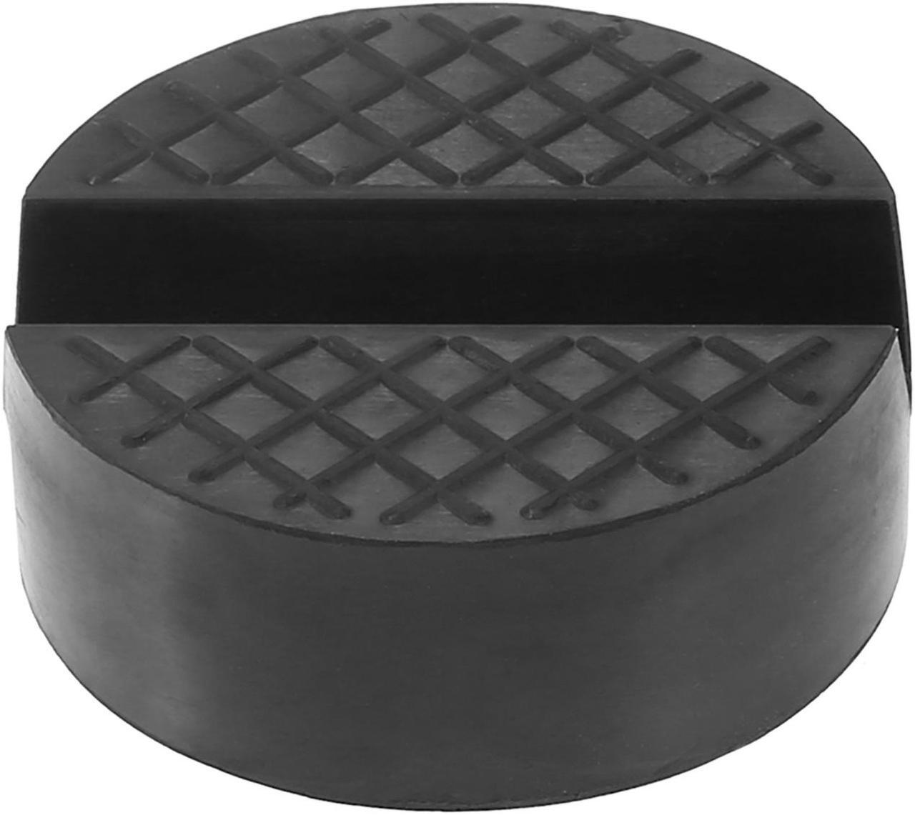 Alt view image 3 of 6 - 2pcs Universal Car Jack Pad Stand Slotted Puck Support Frame Rail Pinch Weld Protector Rubber