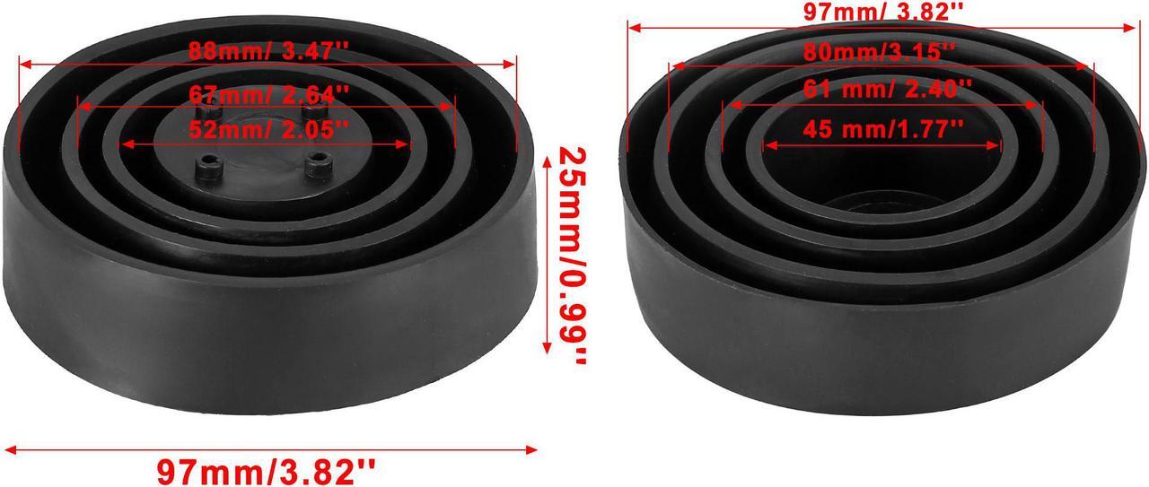 Alt view image 2 of 5 - 1Pcs Universal Car LED Headlight Headlamp Dust Cap Cover Rubber