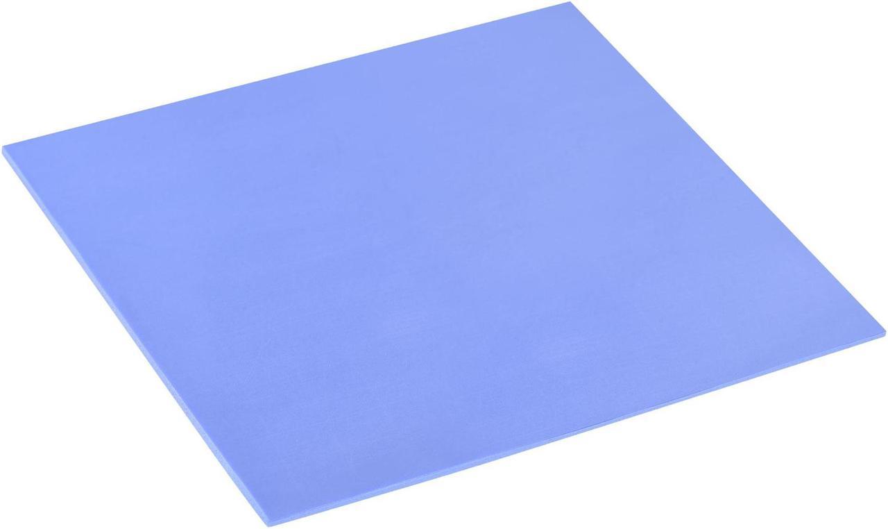 Soft Silicone Thermal Conductive Pads w Sticker100mmx100mmx0.5mm Heatsink for CPU Cool Blue