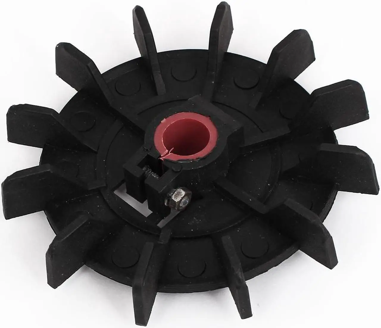 Main image of 15mm Inner Diameter Plastic 12 Impeller Motor Fan Vane Wheel Replacement Black