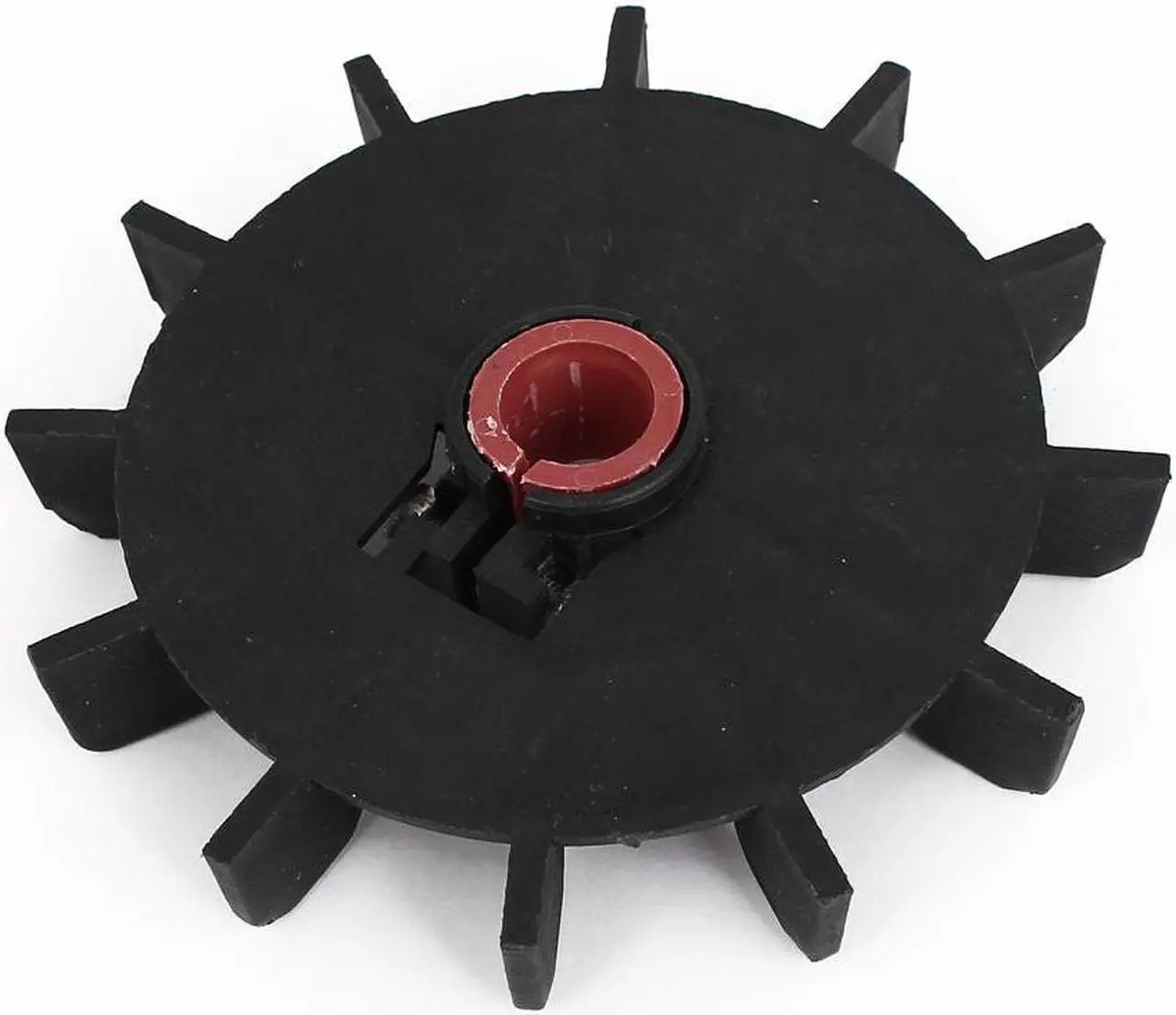 Alt view image 2 of 2 - 15mm Inner Diameter Plastic 12 Impeller Motor Fan Vane Wheel Replacement Black