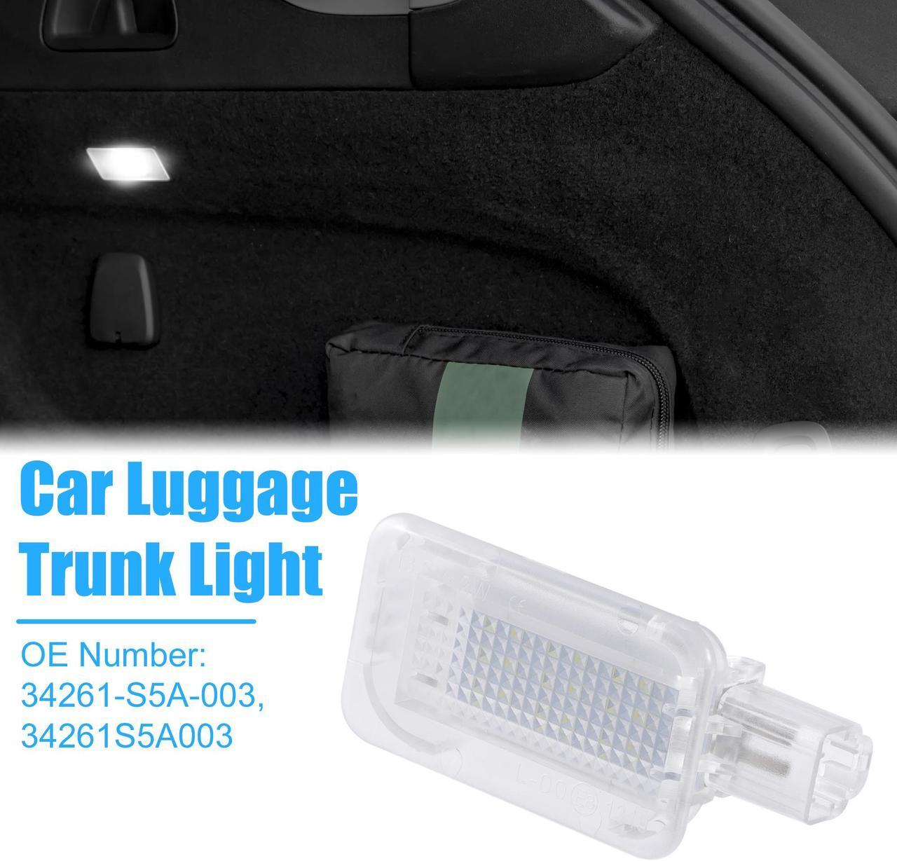 Car 6500K LED Luggage Trunk Lamp Interior Dome Light 34261-S5A-003 3528SMD for Honda Accord 2003-2020 for Acura TSX 2004-2014 ABS Clear