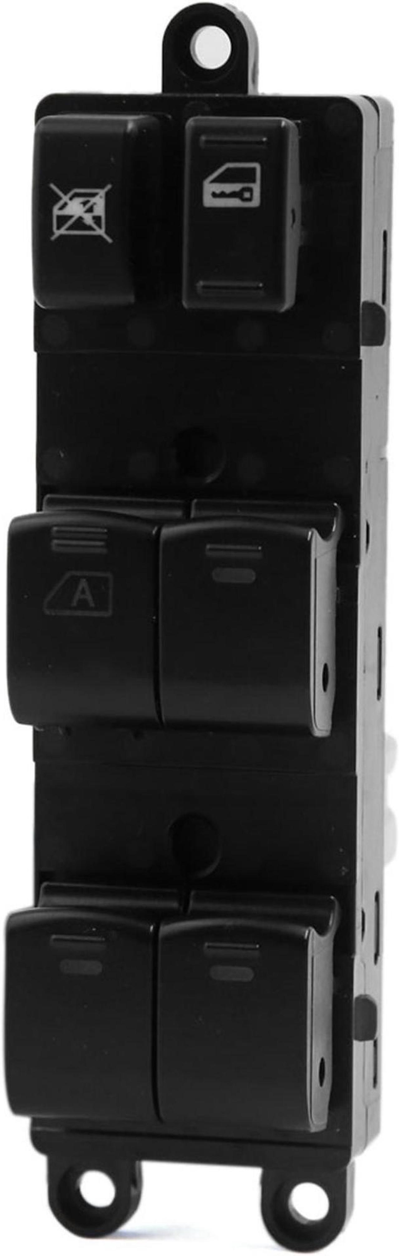 Unique Bargains Black Power Window Master Switch 25401-ZP70A Fits 2005-2012 Frontier Crew Cab