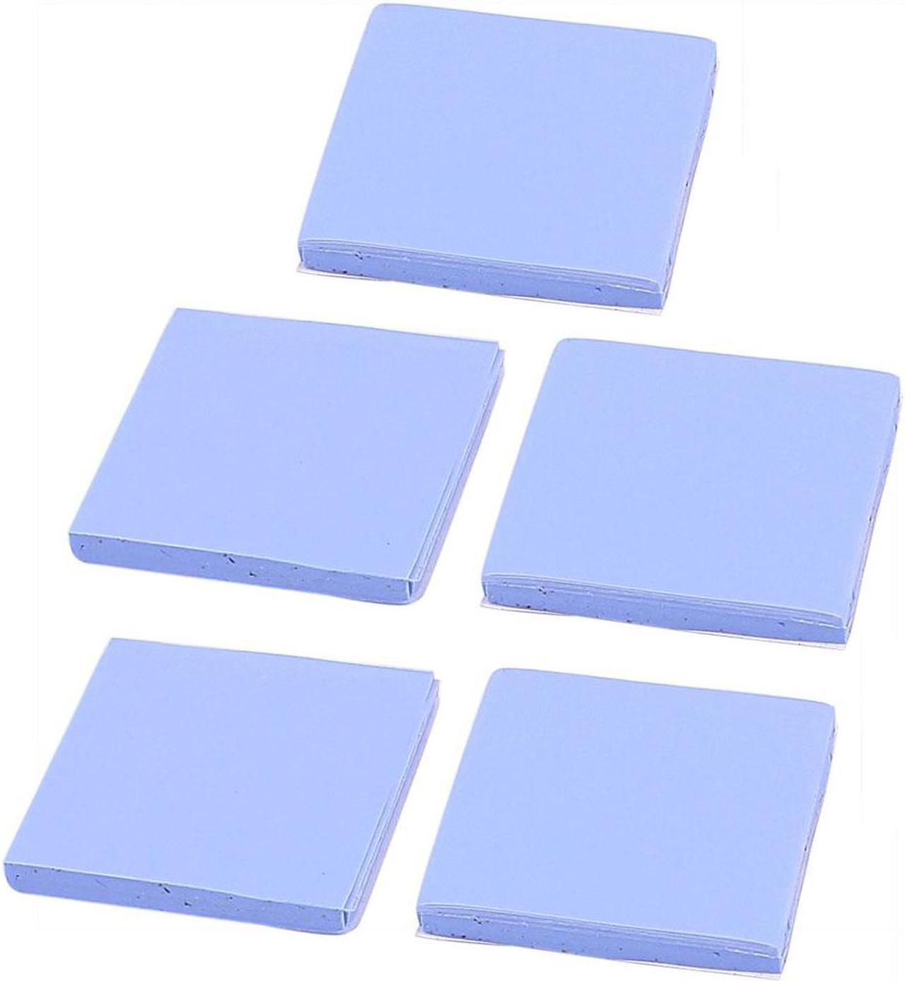 5Pcs Blue Thermal Pad GPU CPU Heatsink Cooling Conductive Silicone 30mmx30mmx2mm