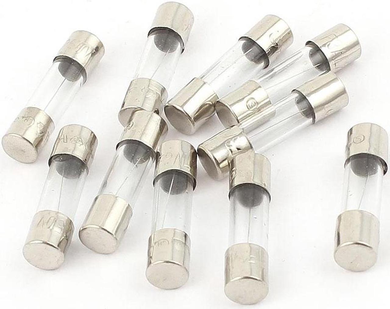 Unique Bargains 10Pcs 250V 3A Quick Blow Glass Fuses Fast Acting Tubes 5mm x 20mm