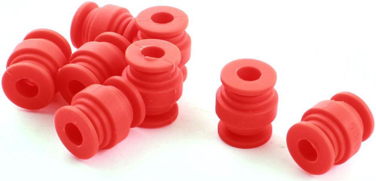 Main image of Unique Bargains 8 Pcs 8mm x 20mm Red Anti Vibration Damping Ball for FPV Gimbal Camera Mount