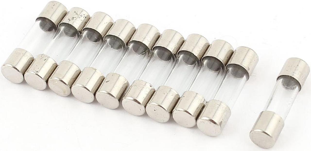 Unique Bargains 10 Pcs Quick Fast Blow Glass Fuse 5x20mm 250V 30mA 0.03A