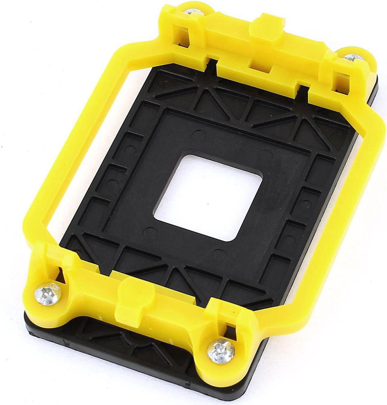 Unique Bargains AMD AM2 940 Socket CPU Fan Heatsink Bracket Holder Base Yellow Black