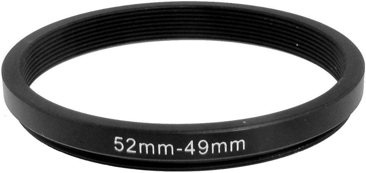 Unique Bargains Camera Parts 52mm-49mm Lens Filter Step Down Ring Adapter Black