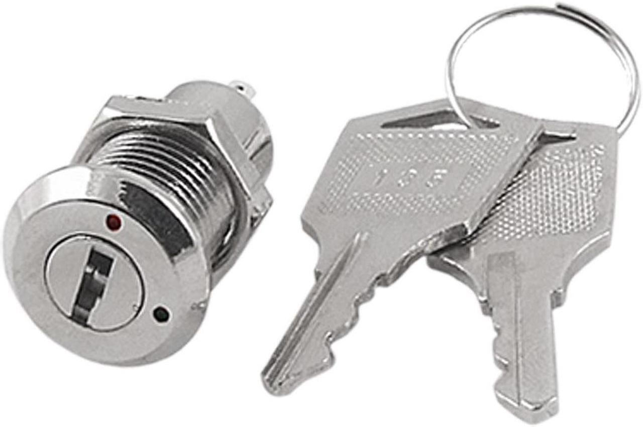 Main image of Electronic ON OFF Two Terminals Metal Mini Key Lock Switch