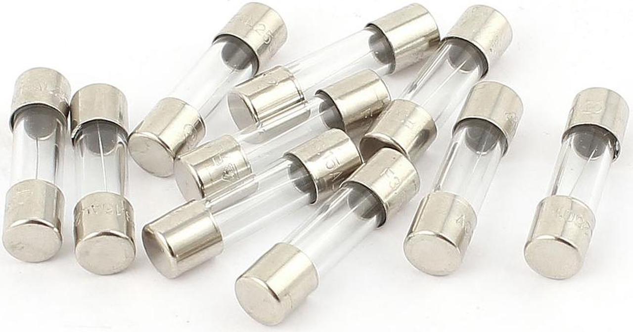 10Pcs 250V 3.15A Quick Fast Blow Glass Fuses Tubes 5mm x 20mm