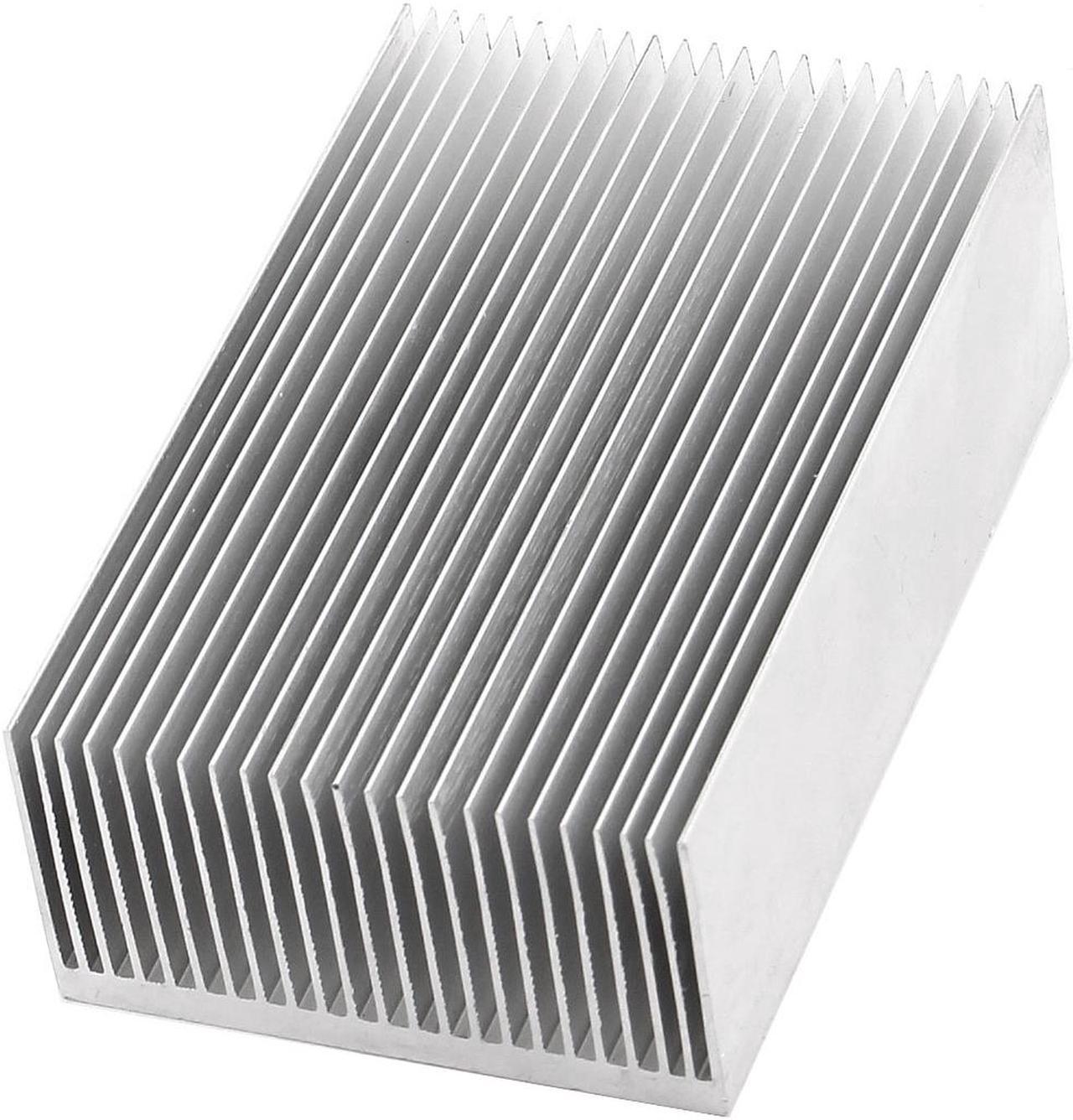 Aluminum Heat Radiator Heatsink Cooling Fin 110x69x36mm Silver Tone