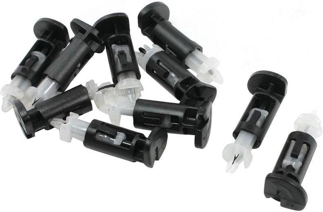 Unique Bargains 5 Pairs Push in Type Plastic Mounting Clip for Intel Cooler