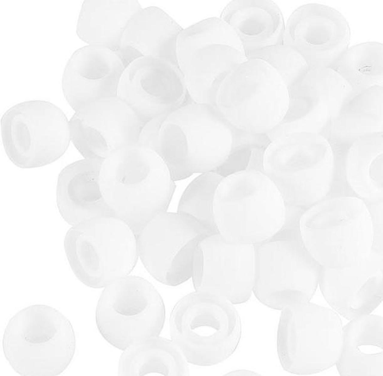 Unique Bargains Silicone in Ear Earphone Pad Earbud Cap Tip Cover Replacement White 50 Pcs