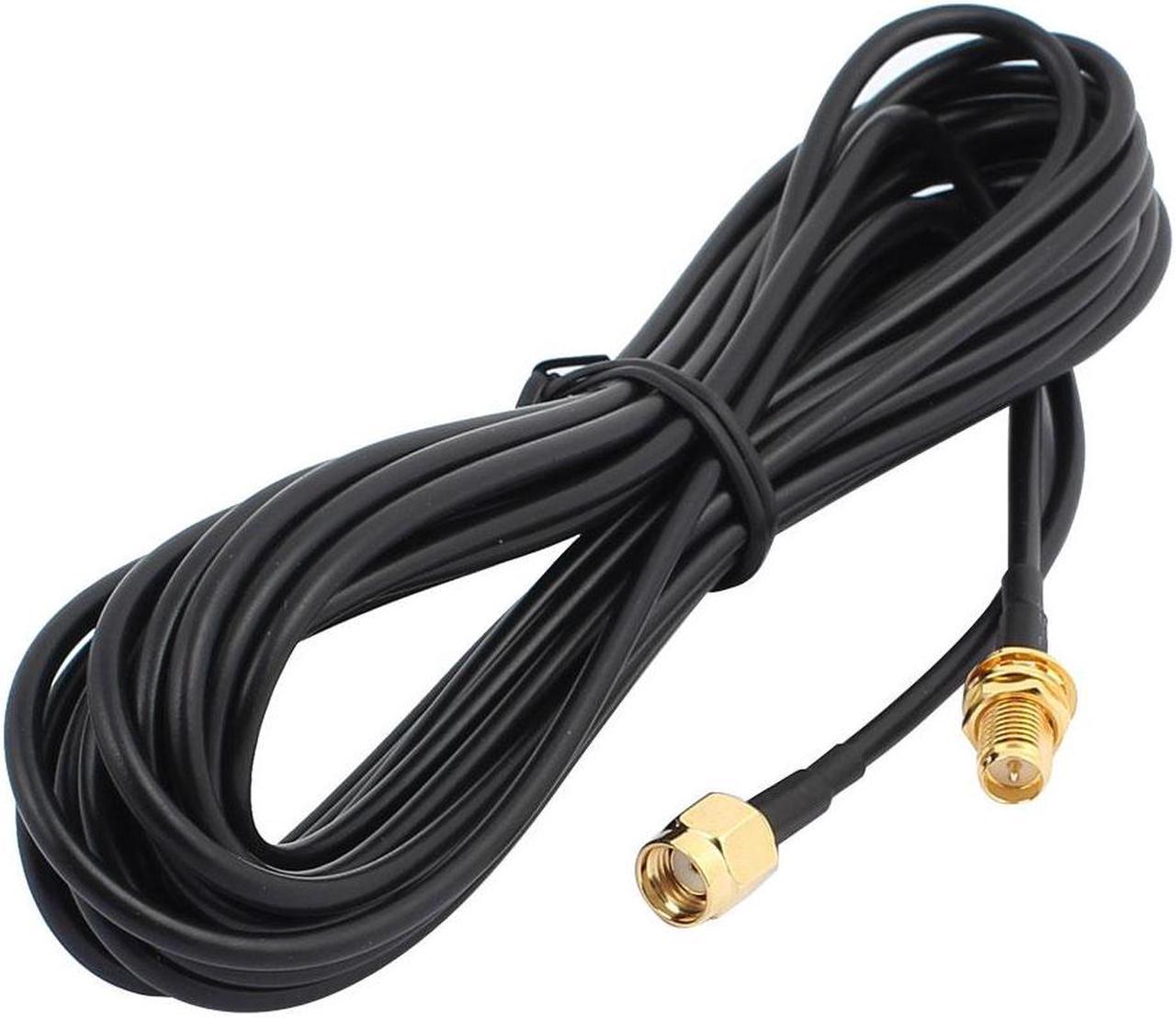 5m RG174 Antenna Extension Cable RP-SMA Male to Female Connector Pigtail Cable