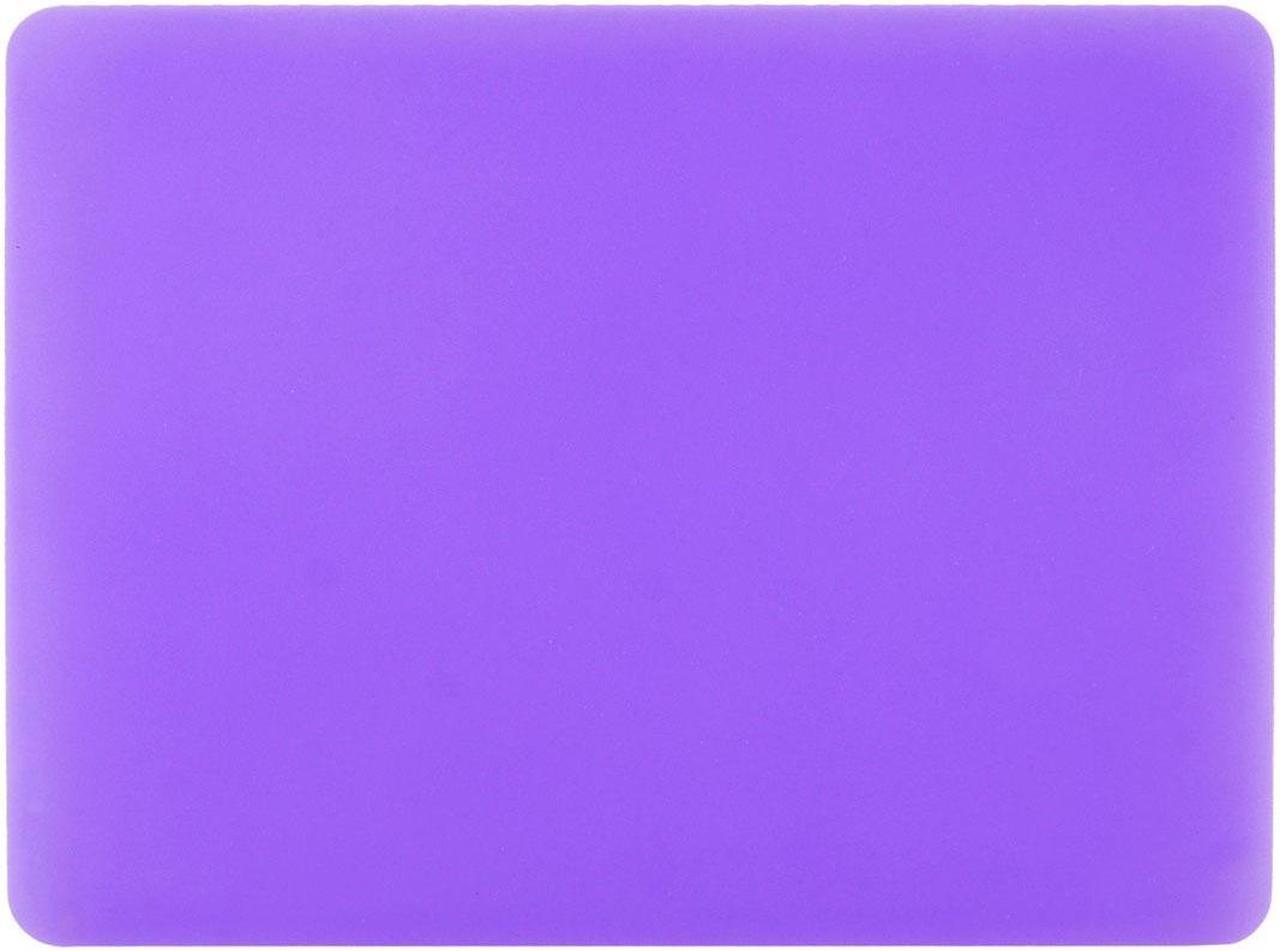 Unique Bargains 22.8cm Long Soft Silicone Anti-skid Mouse Pad Mat Purple for Notebook Computer