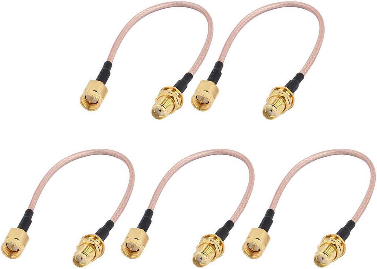 5Pcs RG316 SMA Female to Male Connector Router Antenna Extension Cable 15cm