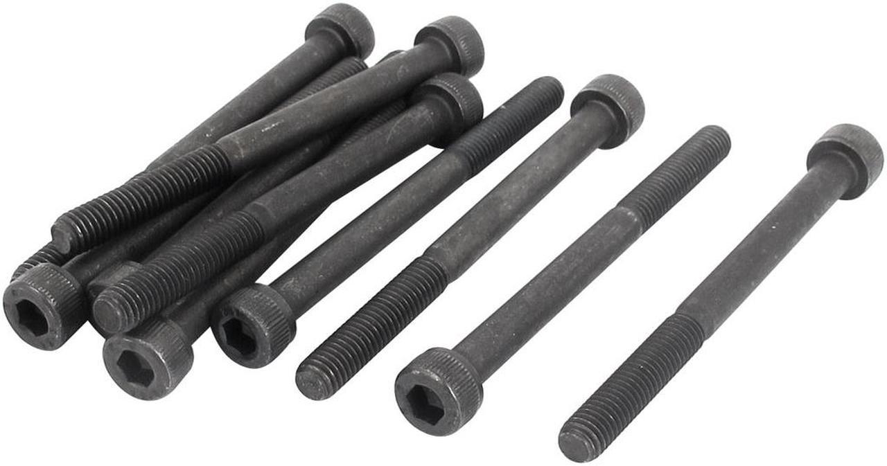 M5 x 60mm 12.9 Alloy Steel Hex Socket Head Cap Screws Bolts Black 10pcs