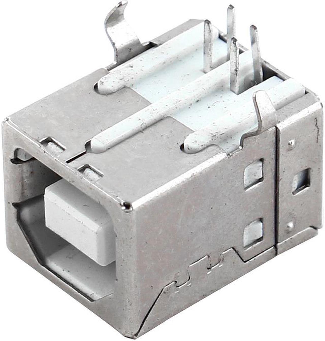 Main image of Unique Bargains USB Type B Right Angle 4 Pins Female Connector PCB Jack