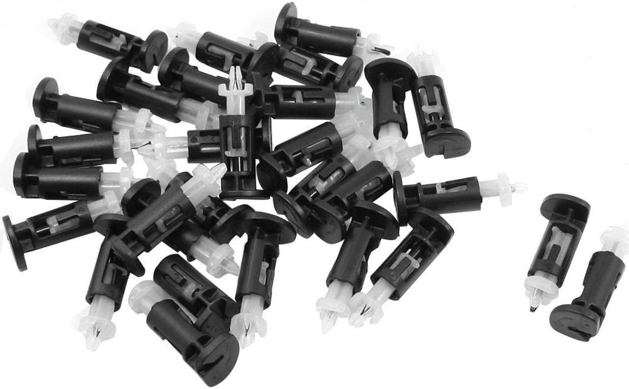 Unique Bargains 30 Pcs Plastic Mounting Clip for Intel 4 Way CPU Coolers