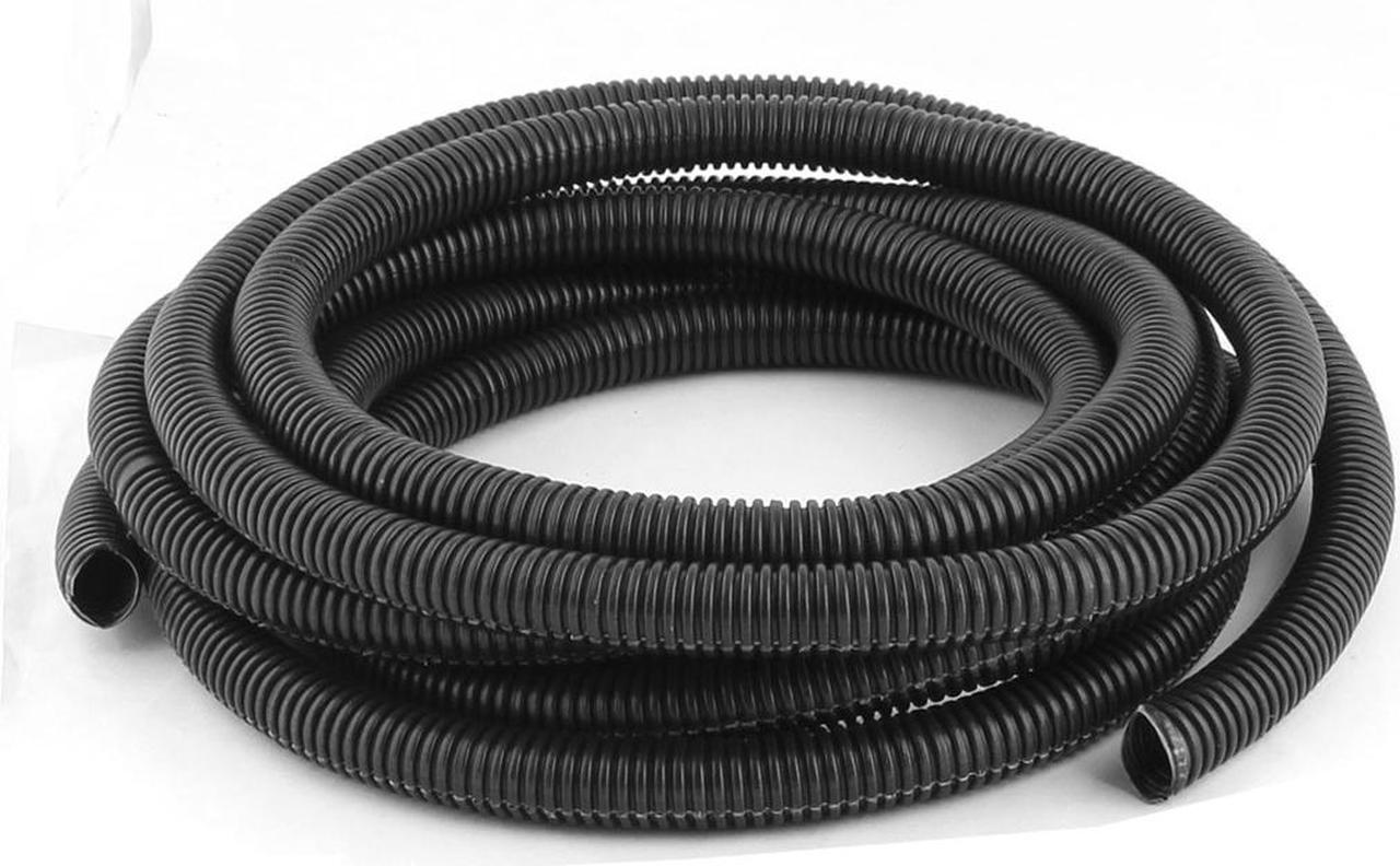 Unique Bargains 20mm Outer Diameter 5M Length Plastic Corrugated Tube Bellows Pipe Hose