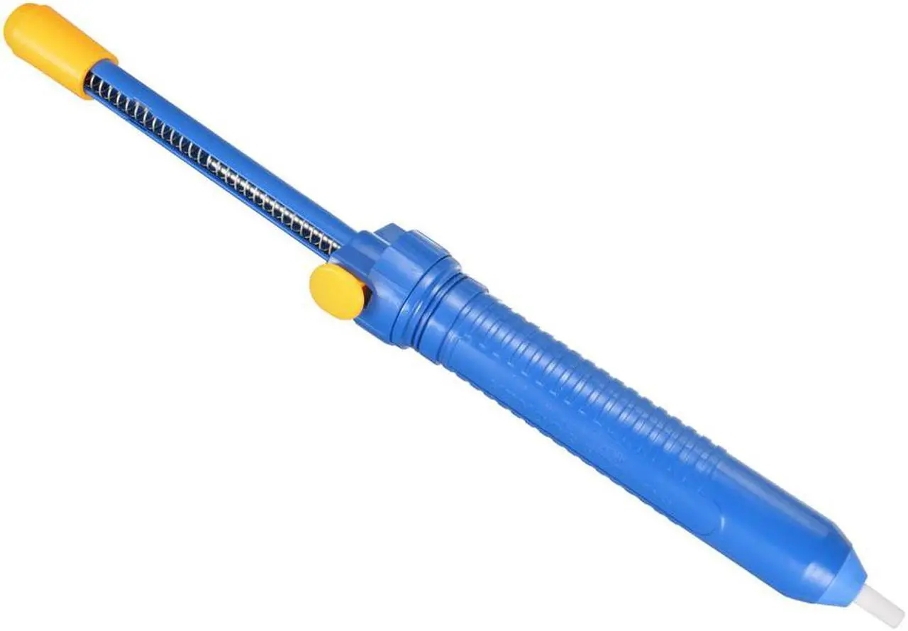 Alt view image 4 of 4 - Desoldering Pump 13.2 inches 33.5cm Manual Vacuum Solder Sucker Removal Hand Tool Plastic Blue