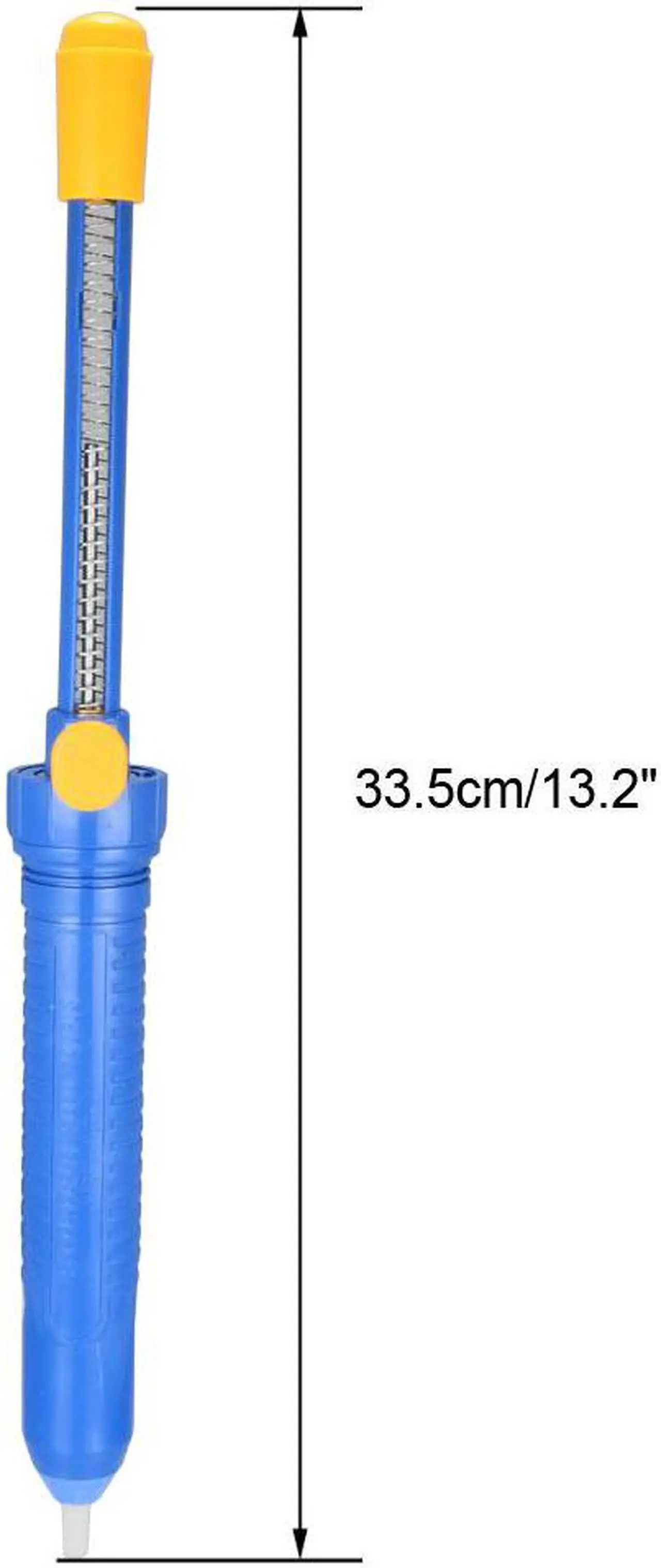 Alt view image 2 of 4 - Desoldering Pump 13.2 inches 33.5cm Manual Vacuum Solder Sucker Removal Hand Tool Plastic Blue