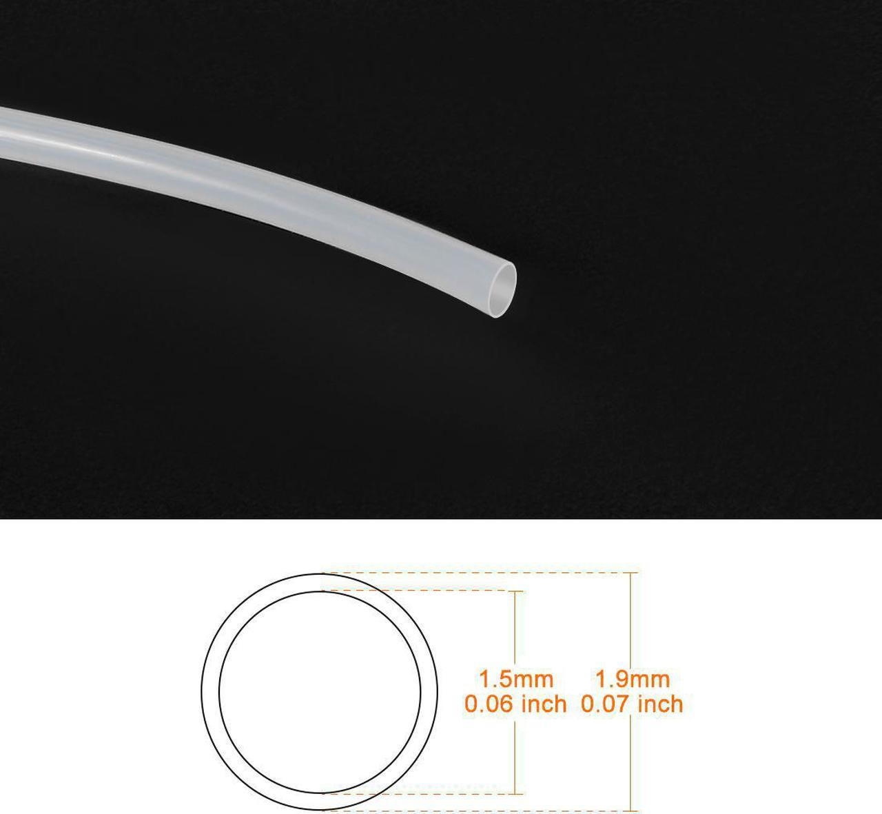 1.5mm ID 1.9mm OD PTFE Tubing Tube 1 Meter 3.3ft Lengh For 3D Printer RepRap