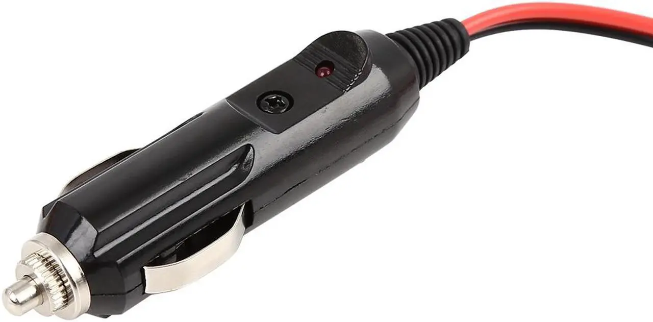 Alt view image 3 of 5 - DC 12V 24V 1.5 Ft Male Plug Cigarette Lighter Adapter Power Supply Cable for Car Inverter