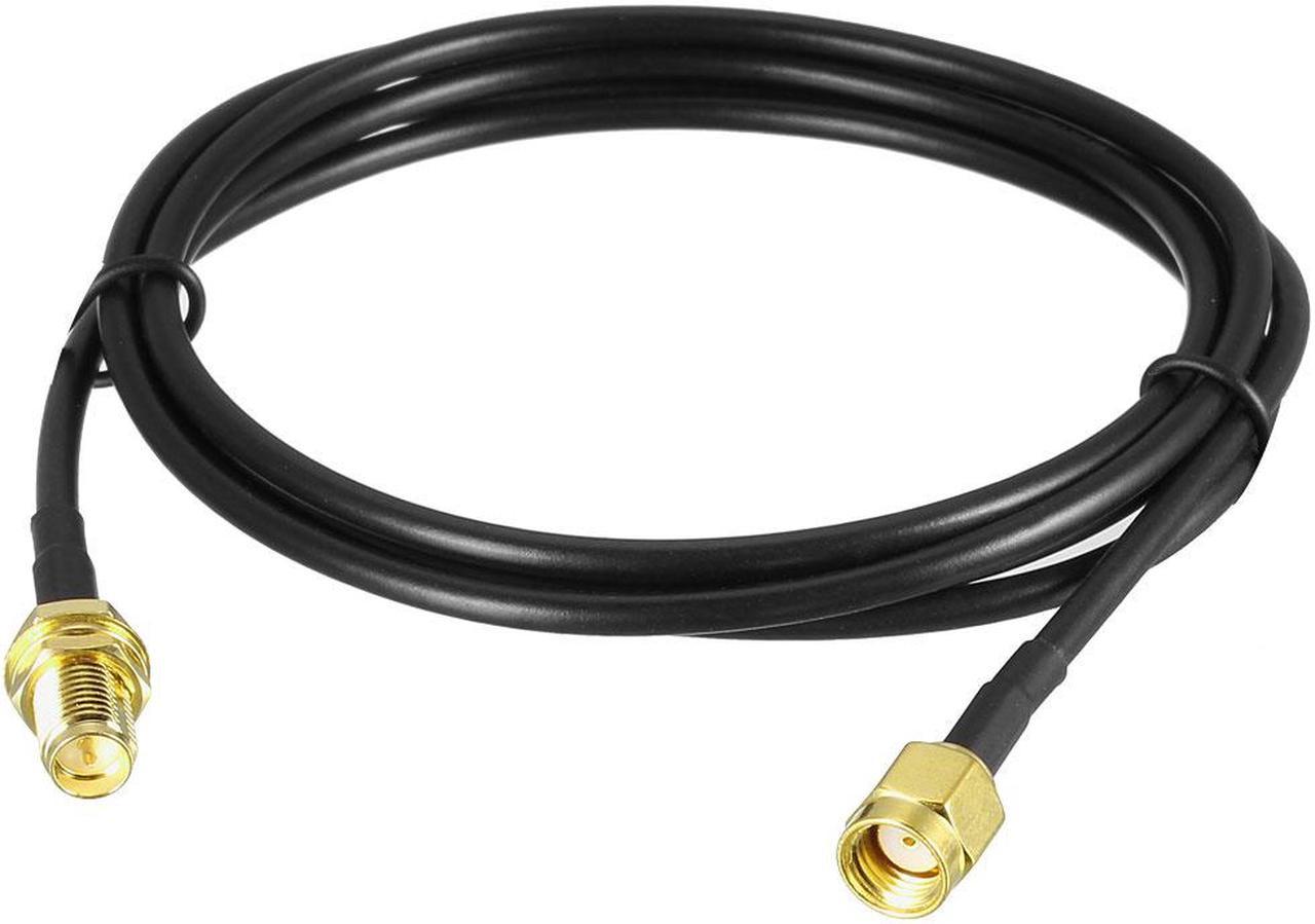 Antenna Extension Cable RP-SMA Male to RP-SMA Female Low Loss RG174 4 ft