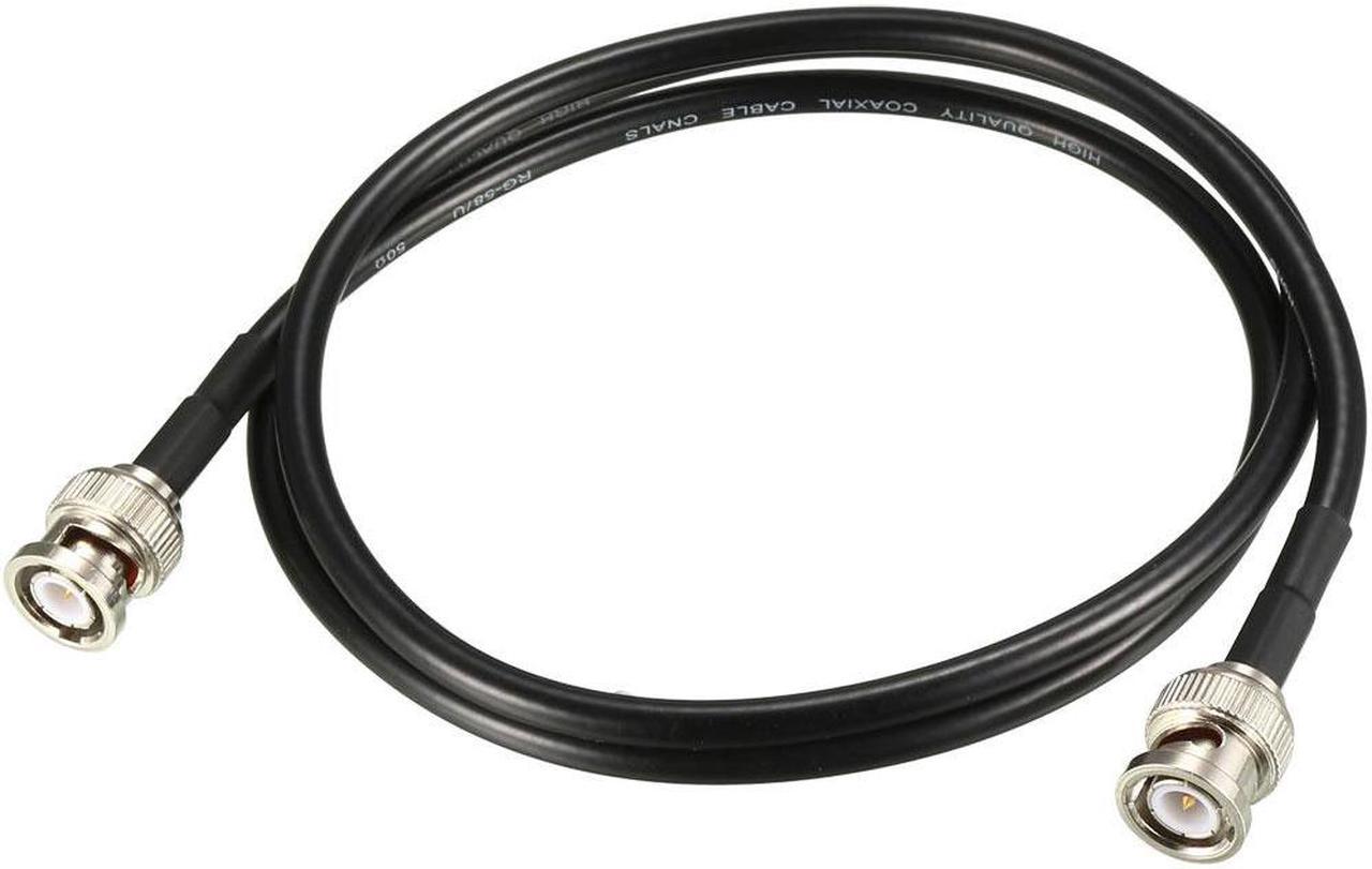 RG58 Coaxial Cable with BNC Male to BNC Male Connectors 50 Ohm 4 ft