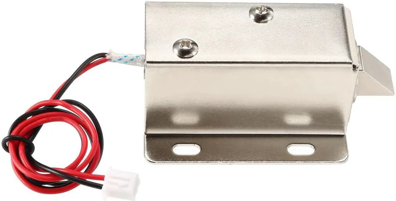 Alt view image 5 of 5 - DC 24V 0.8A 11.4mm Electromagnetic Solenoid Lock Assembly for Electirc Lock Cabinet Door Lock