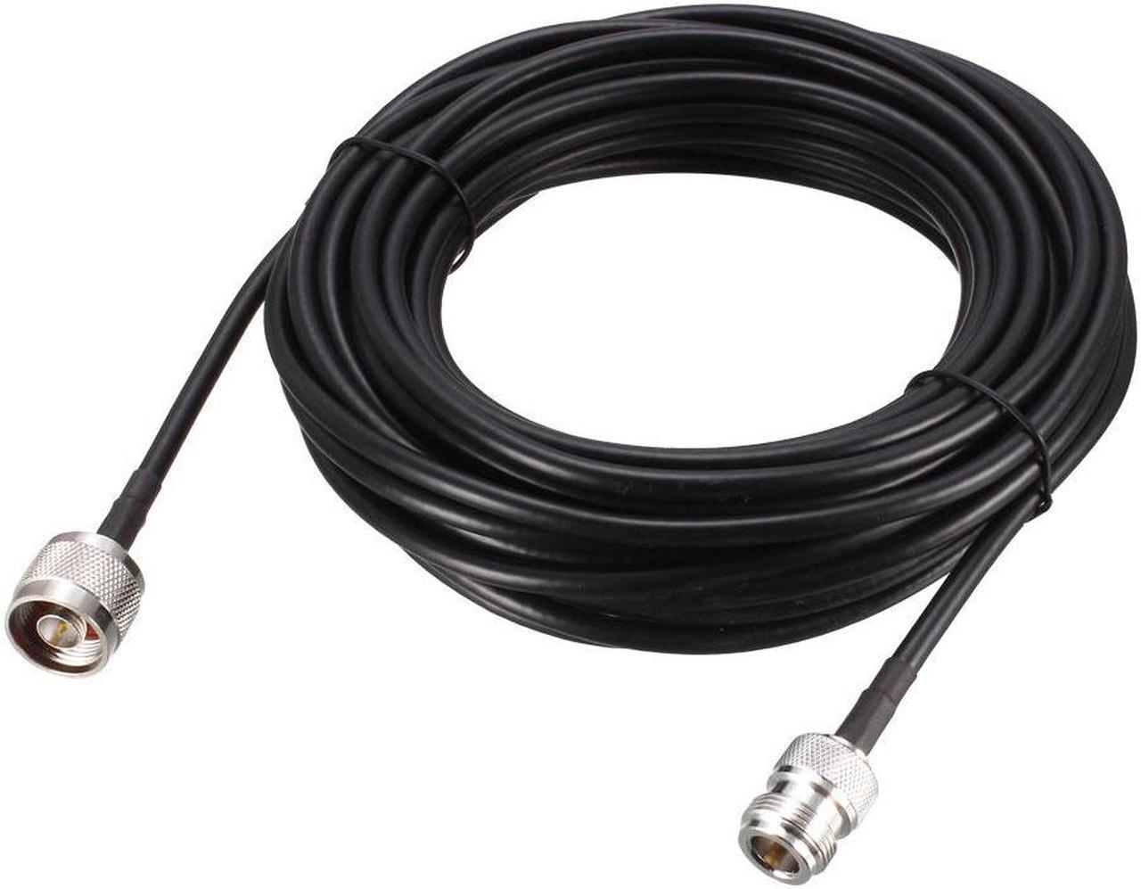 RF Coax Cable N-Male to N-Female Low Loss Coaxial Cable 32.8 ft